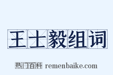 王士毅组词是什么意思的图片